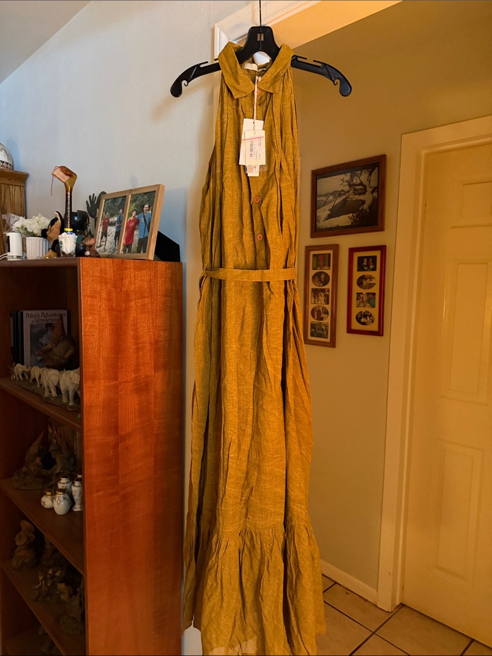 Mes Demoiselles Mustard Yellow Maxi Dress